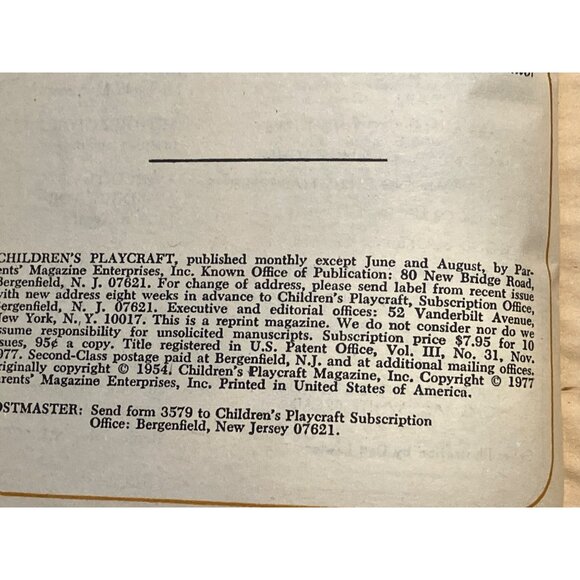 Childrens Playcraft Magazine November 1977 - Picture 8 of 16